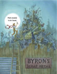 Frank finding parts in Byron's Scrap metal yard