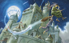 Hitching with a moonstruck witch
