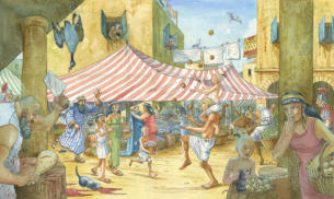 An Egyptian Market place